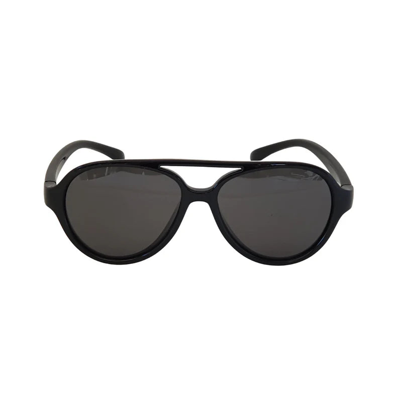 Cruzy Crowns - Aviator Kids Sunglasses Black