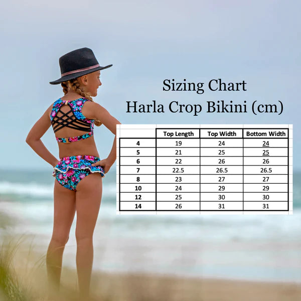 Fernleigh Avenue - Harla Crop Bikini Two Piece Swimsuit