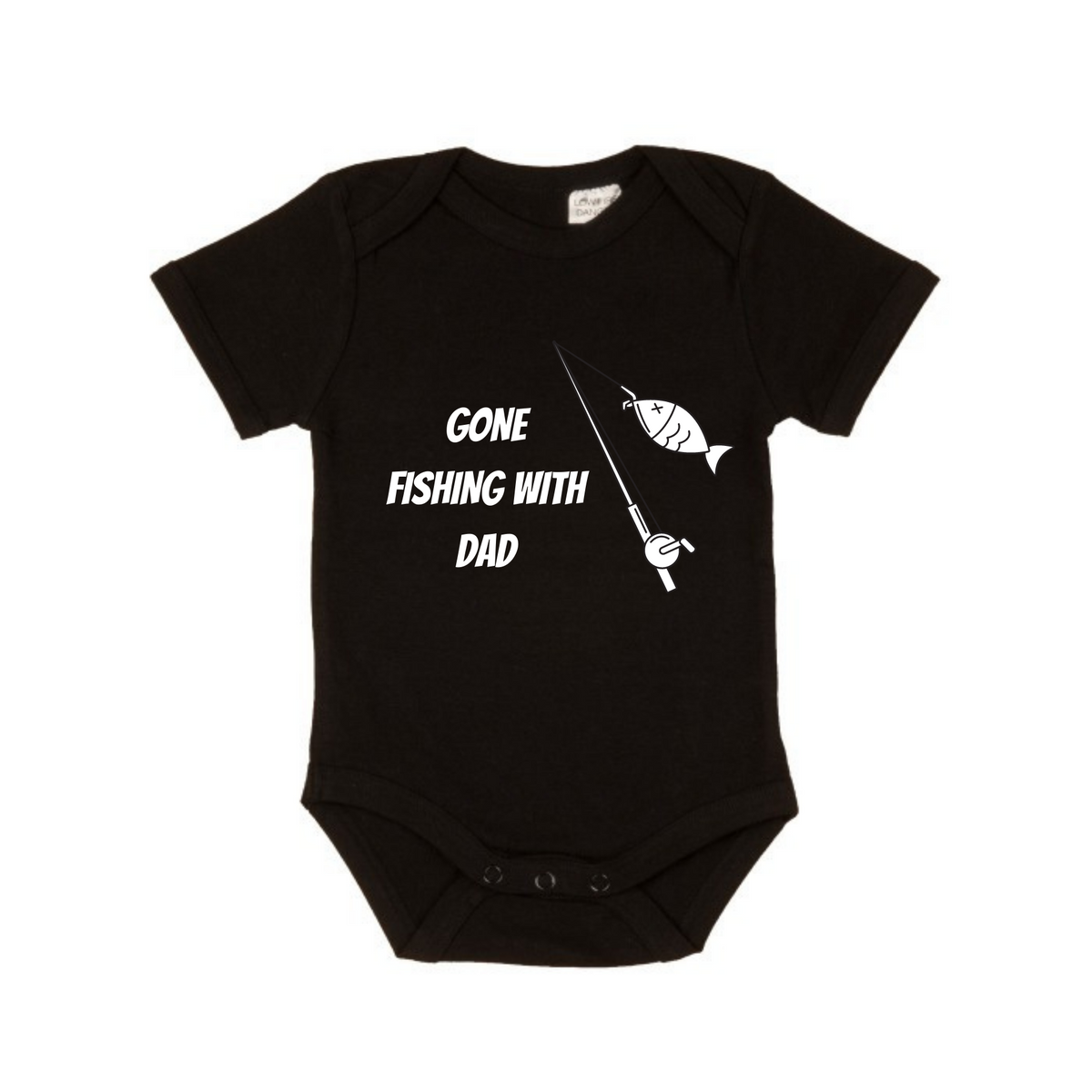 MLW By Design - Gone Fishing with Dad Bodysuit | Black or Sand (CLEARANCE)