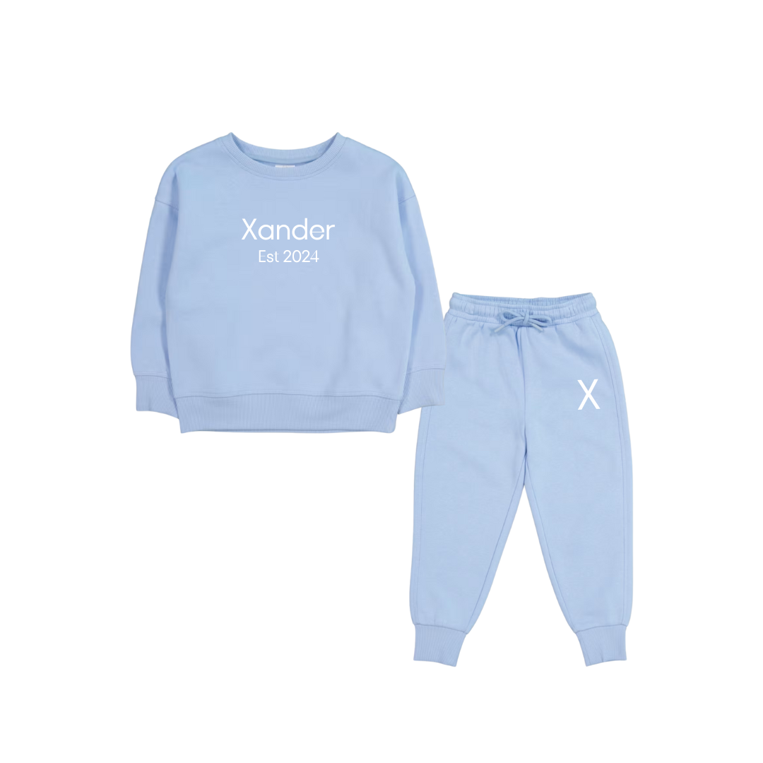 MLW By Design - Established Personalised Tracksuit | Baby Blue | LIMITED EDITION