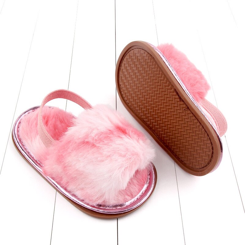 Fluffy Slides | Various Colours