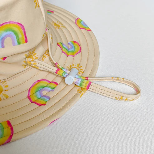 Little E & Co - Reversible Swim Hat | Rainbows