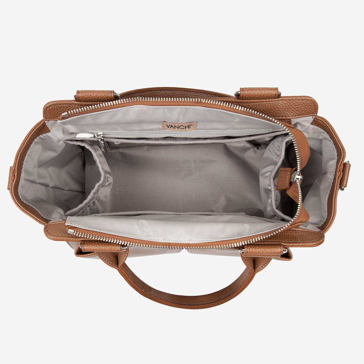 VANCHI - Amelia Convertible Pram Caddy | Tan