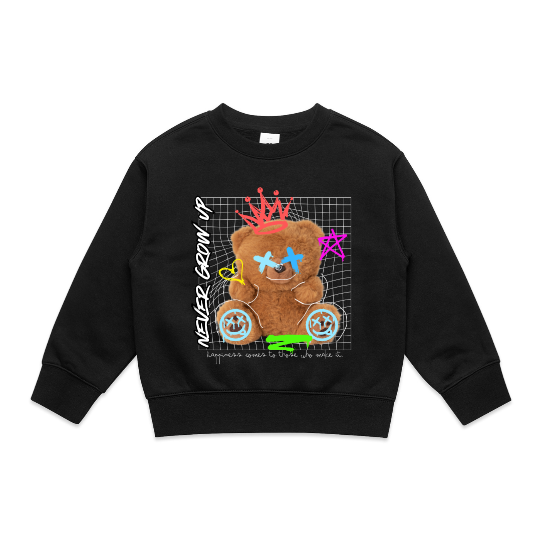 MLW By Design - Never Grow Up Oversized Crew