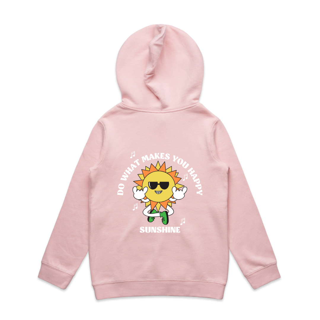 Pink yellow hoodie on sale