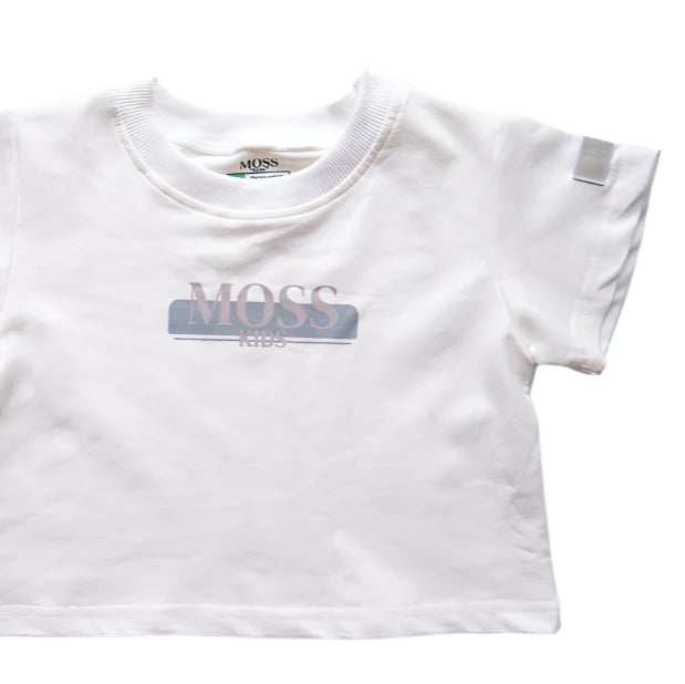 Moss Kids - Core Tee & Short Set | Off White