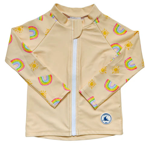 Little E & Co - Long Sleeve Rashie | Rainbows