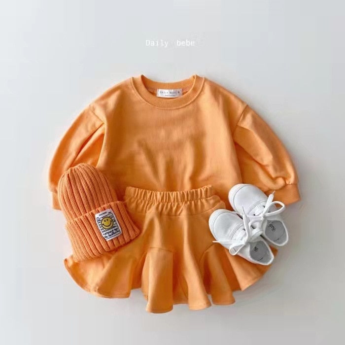 Sweatshirt & Skirt Set | 3 Colours