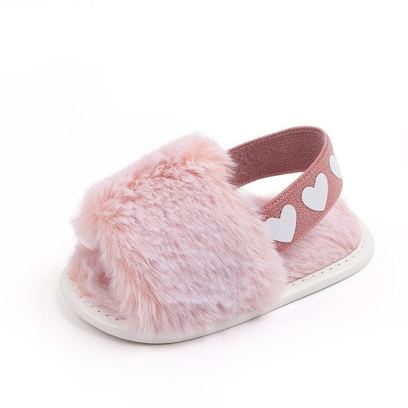 Fluffy Slides | Various Colours