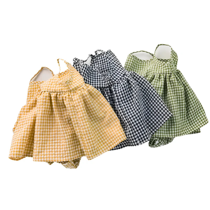 Gingham Skirt Romper | 3 Colours