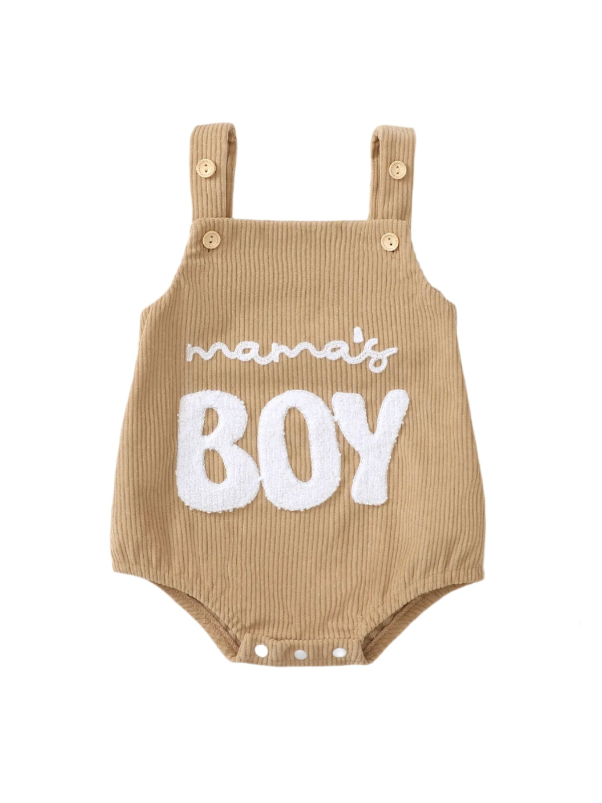 Mama's Boy Corduroy Romper | 3 Colours