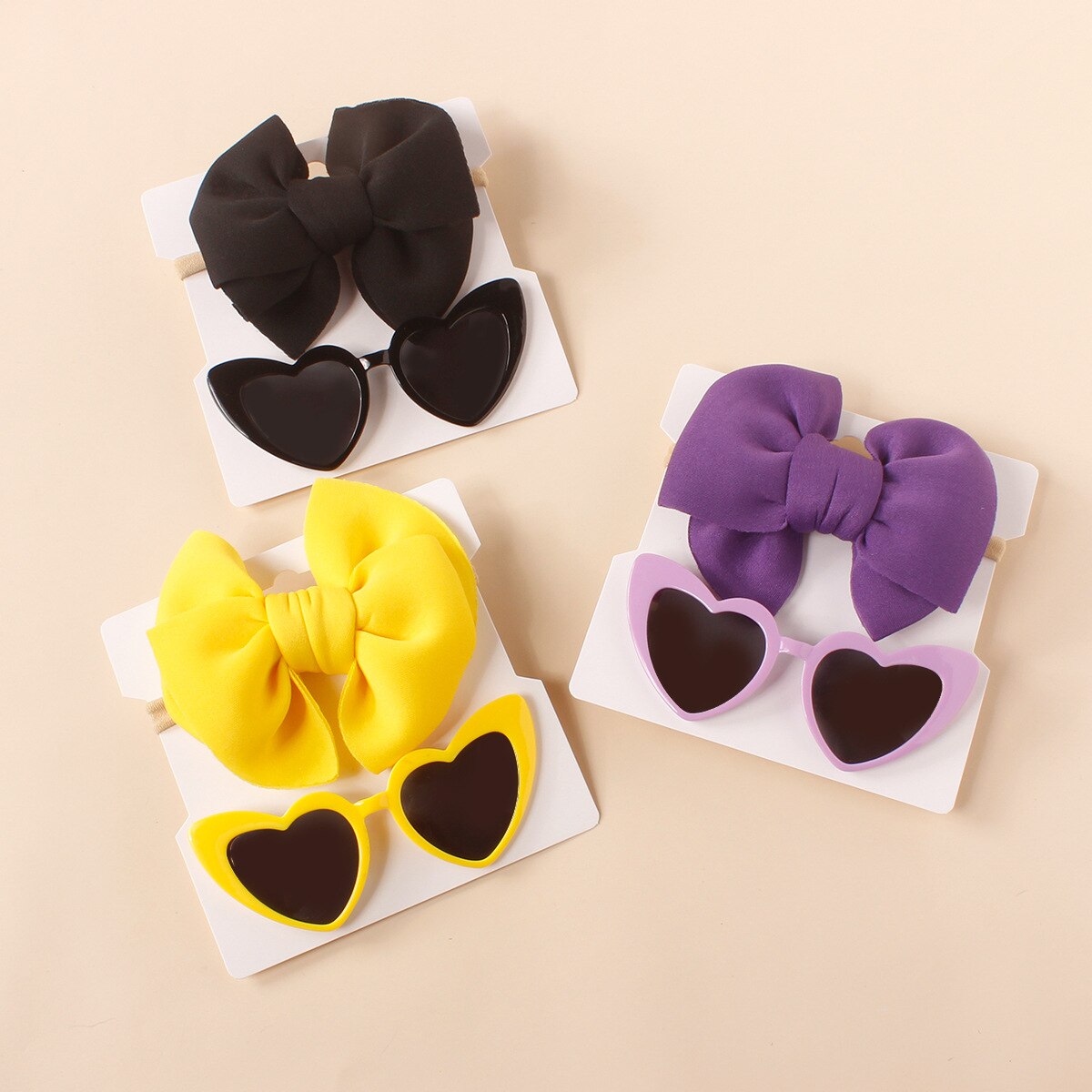 Heart Shaped Sunnies & Matching Headband | Various Colours