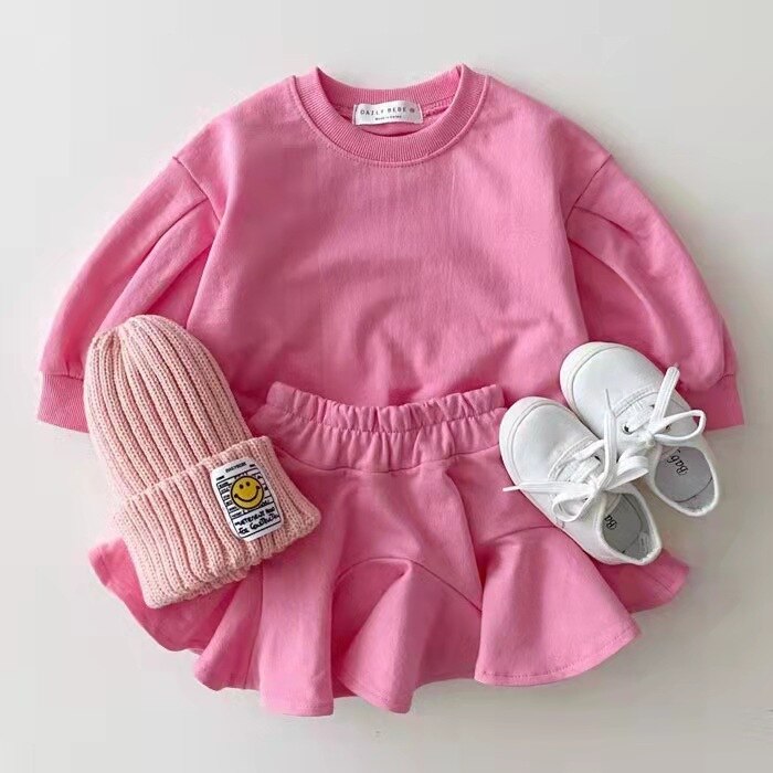 Sweatshirt & Skirt Set | 3 Colours