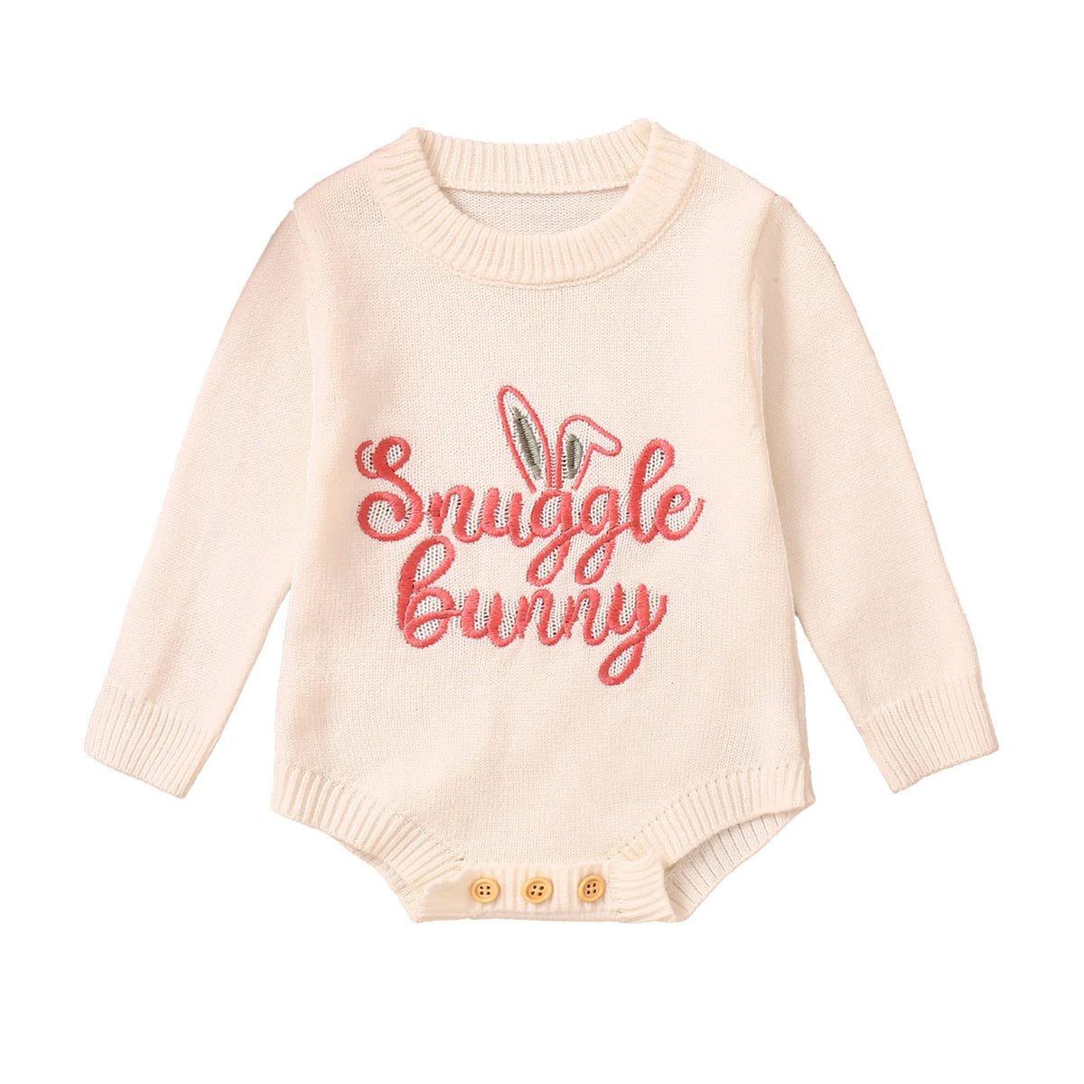 Snuggle Bunny Knit Romper | Ivory