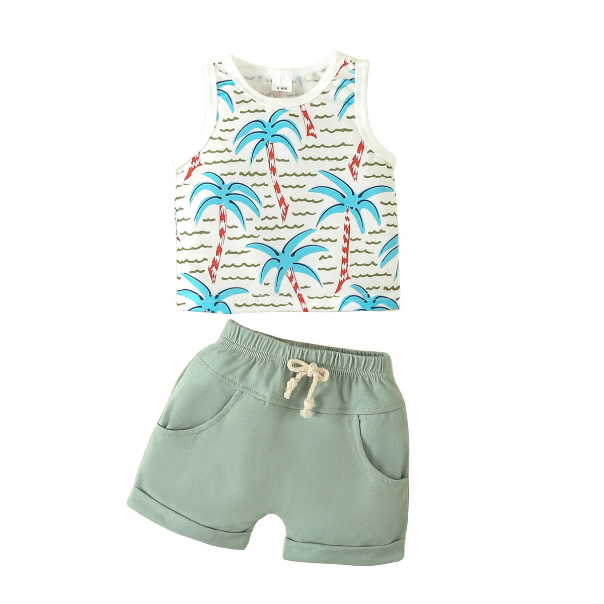 Summer Palms Tank Set