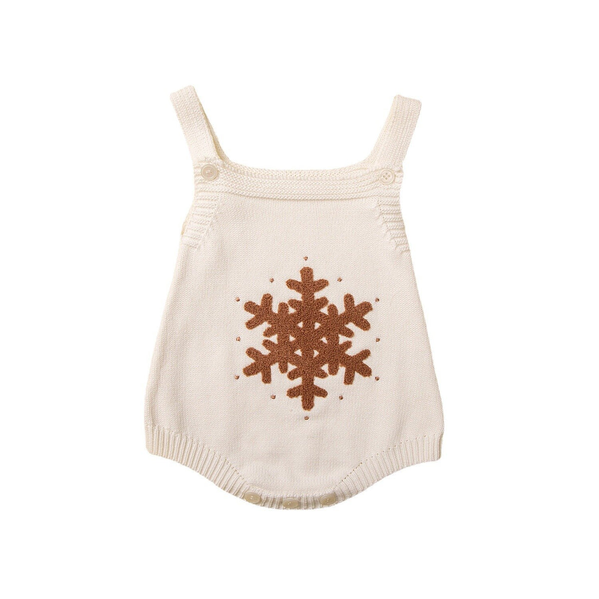 Christmas Knit Romper | Ivory