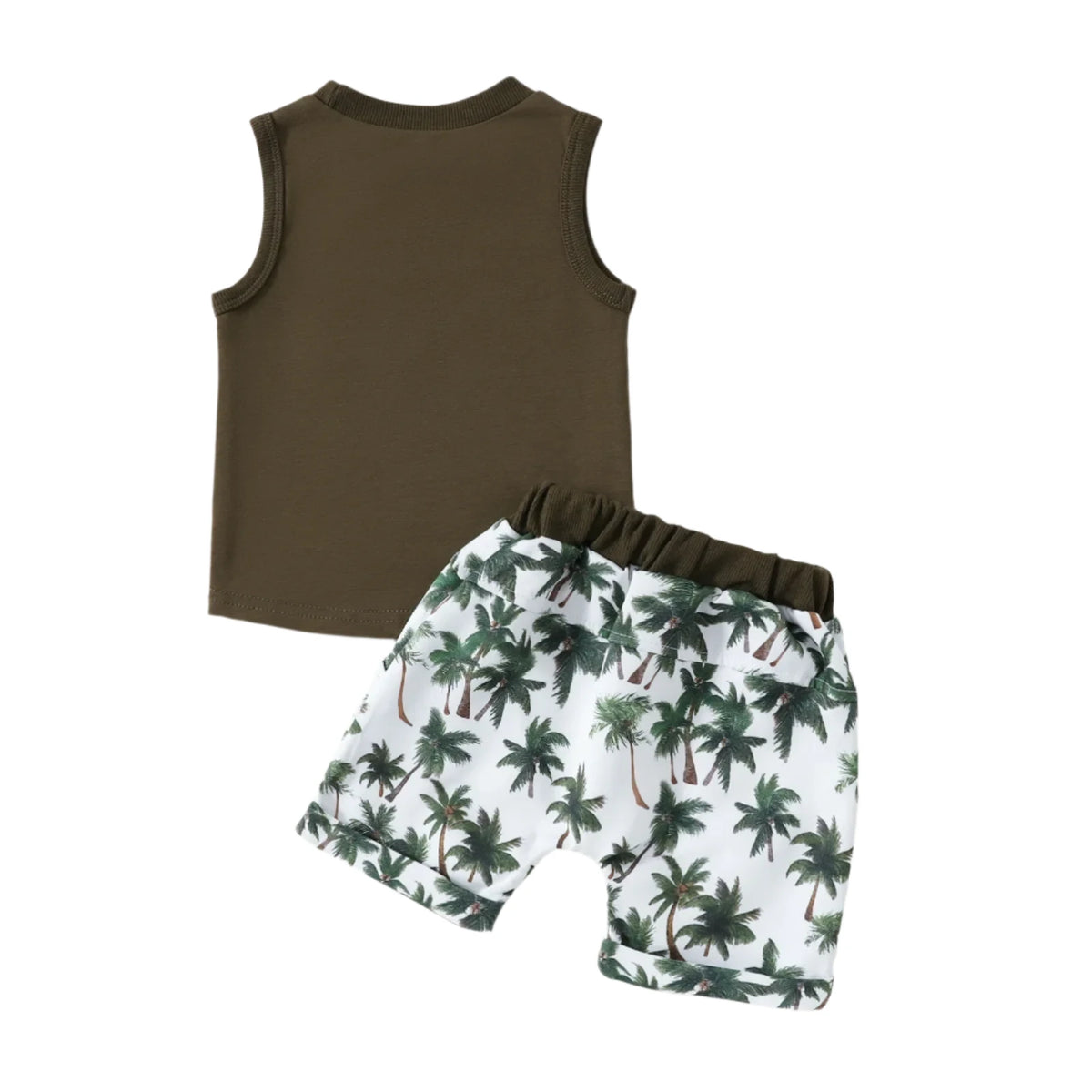 Olive Tank Palms Set