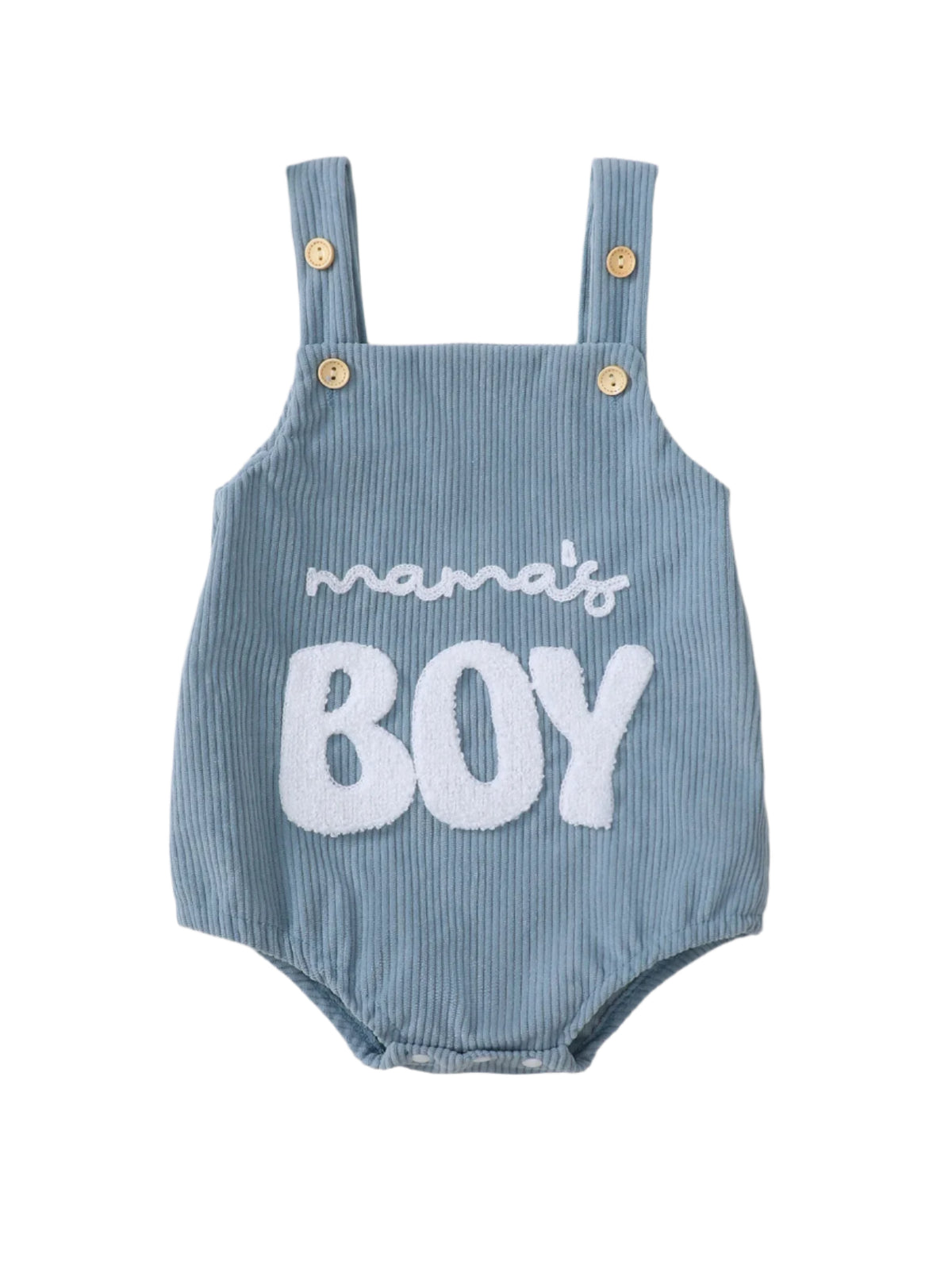 Mama's Boy Corduroy Romper | 3 Colours