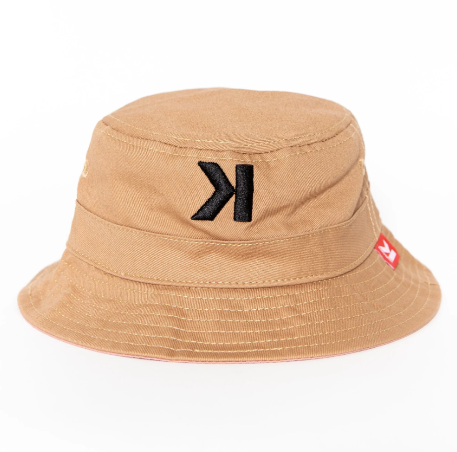 Knogins - Deuce Tan & Pink Bucket Hat