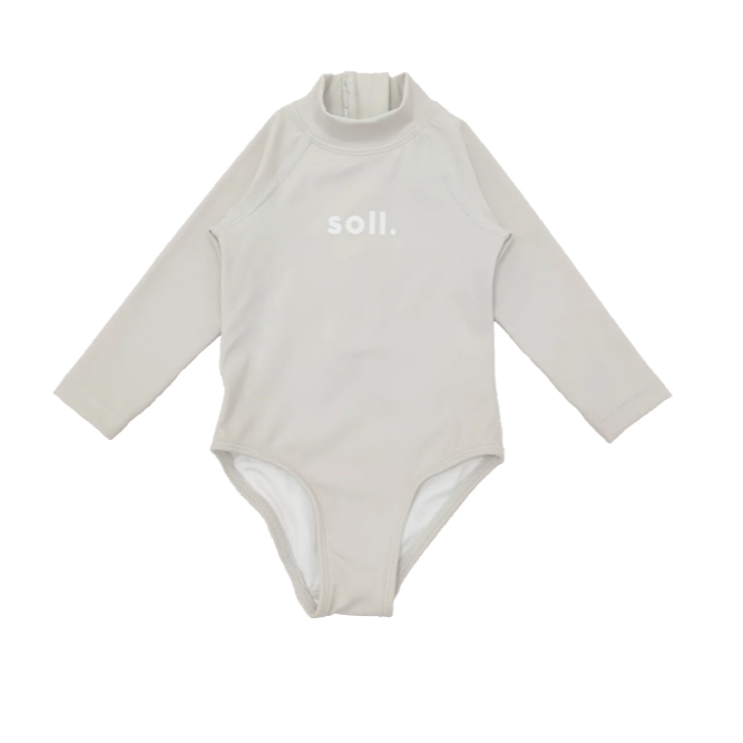 Soll. The Label - Soll Swim Long Sleeve One Piece | Oat