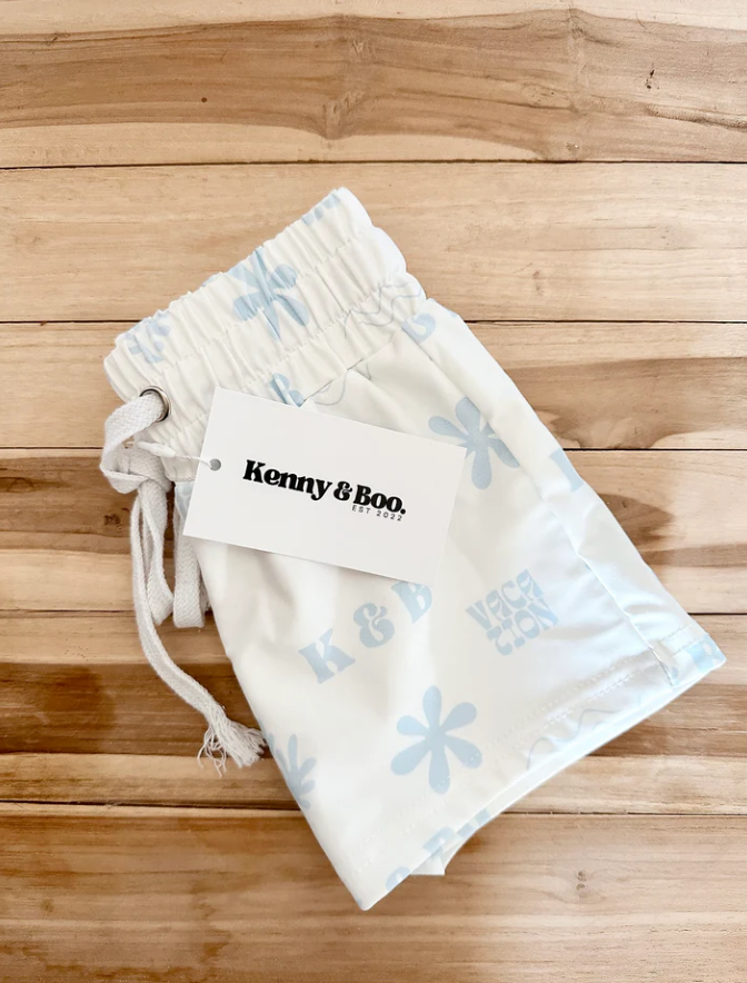 Kenny & Boo - Signature Vacay Swim Trunks