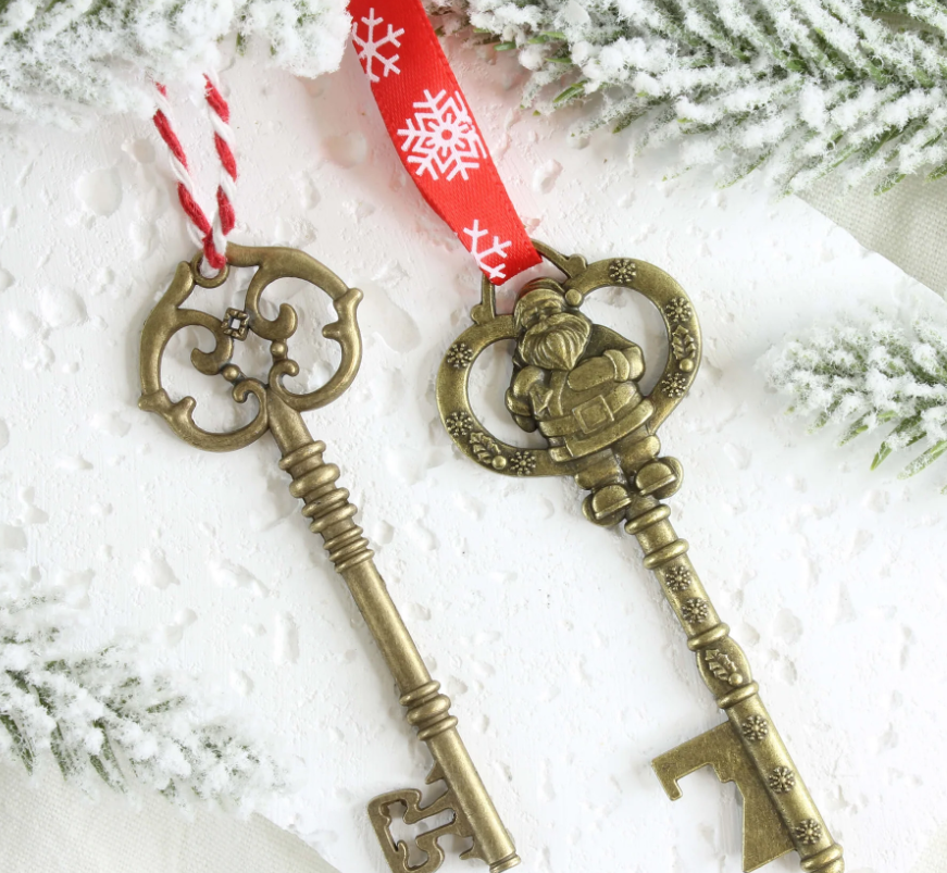 Meridian Etch - Personalised Santa Key