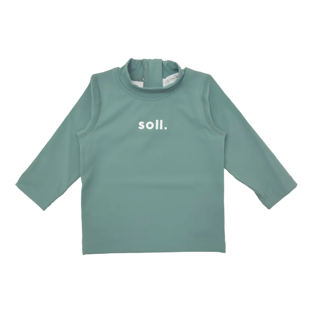 Soll. The Label - Long Sleeve Swim Vest | Sage