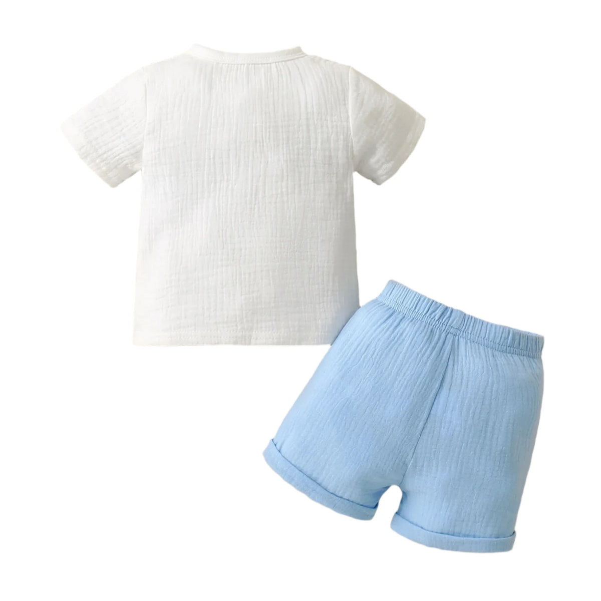 Noah Muslin Cotton Set | Blue