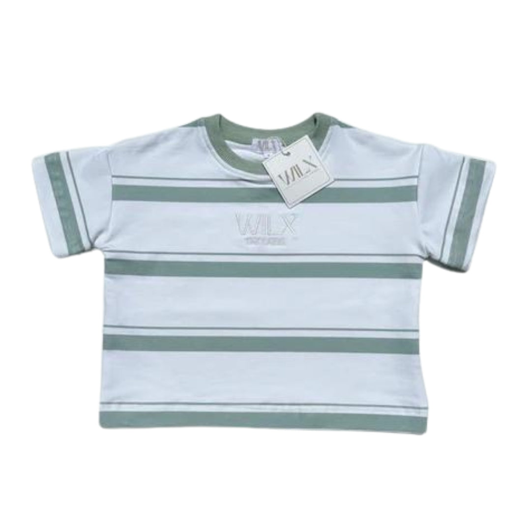 Wilx - Signature Striped Shirt | Sage