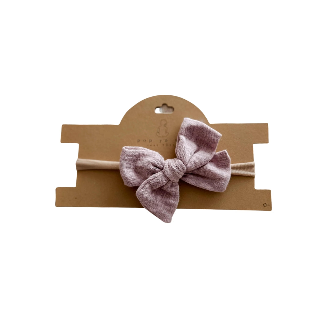 Pop Ya Tot - Baby Bow Headband | Lilac