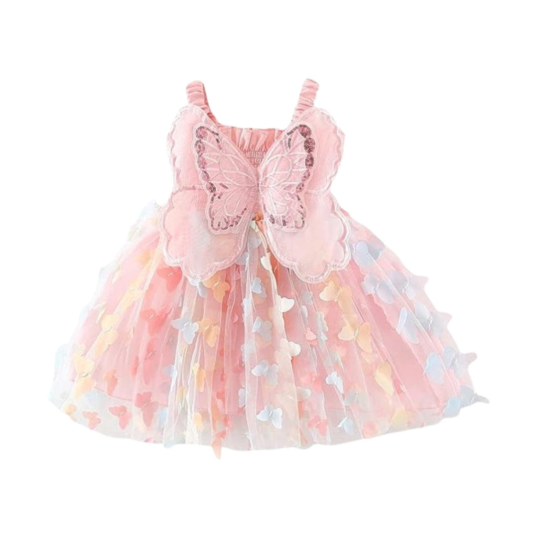 Petticoat Princess - Rainbow Butterfly Dress