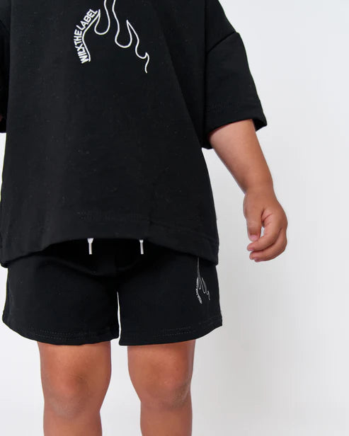 Wilx - Flame Shorts | Black