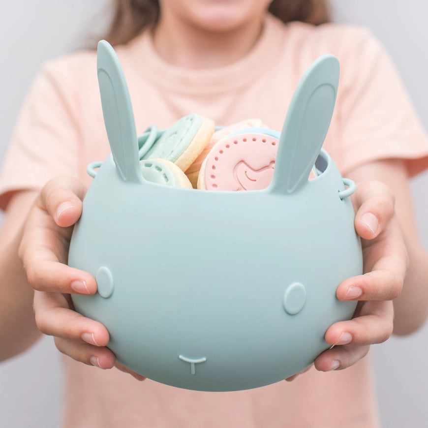 Timber Tinkers - Silicone Easter Bunny Basket | Various Colours