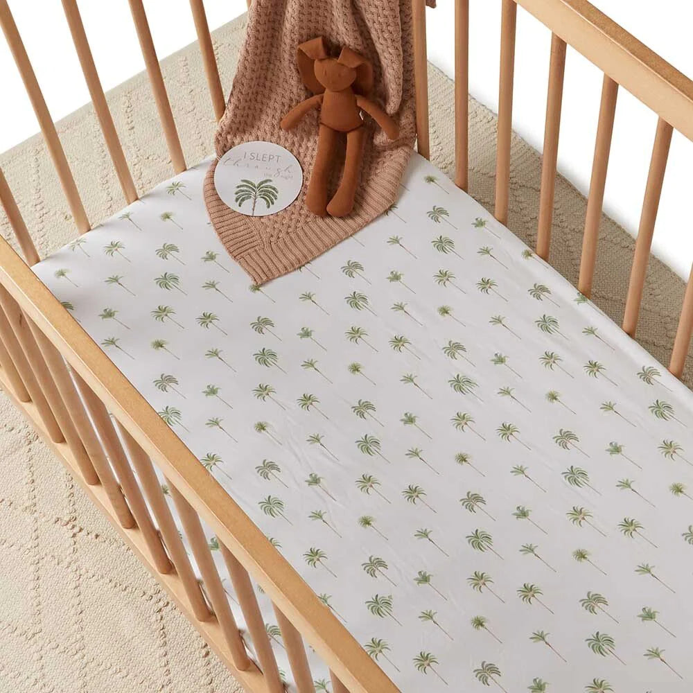 Palm crib sheet on sale