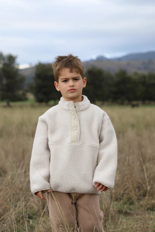 All Fenix - Mini Cosy Fleece Jumper | Clay