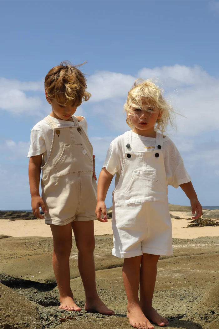 All Fenix - Mini Denim Overalls | Sand