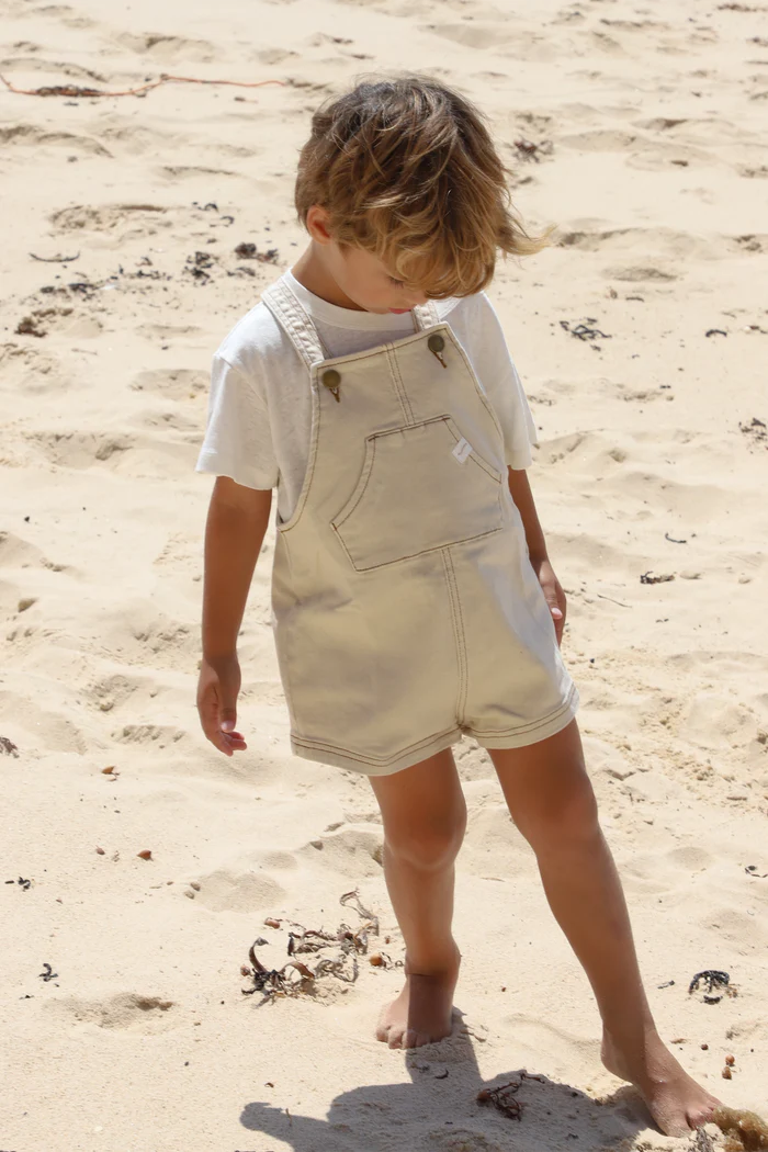 All Fenix - Mini Denim Overalls | Sand