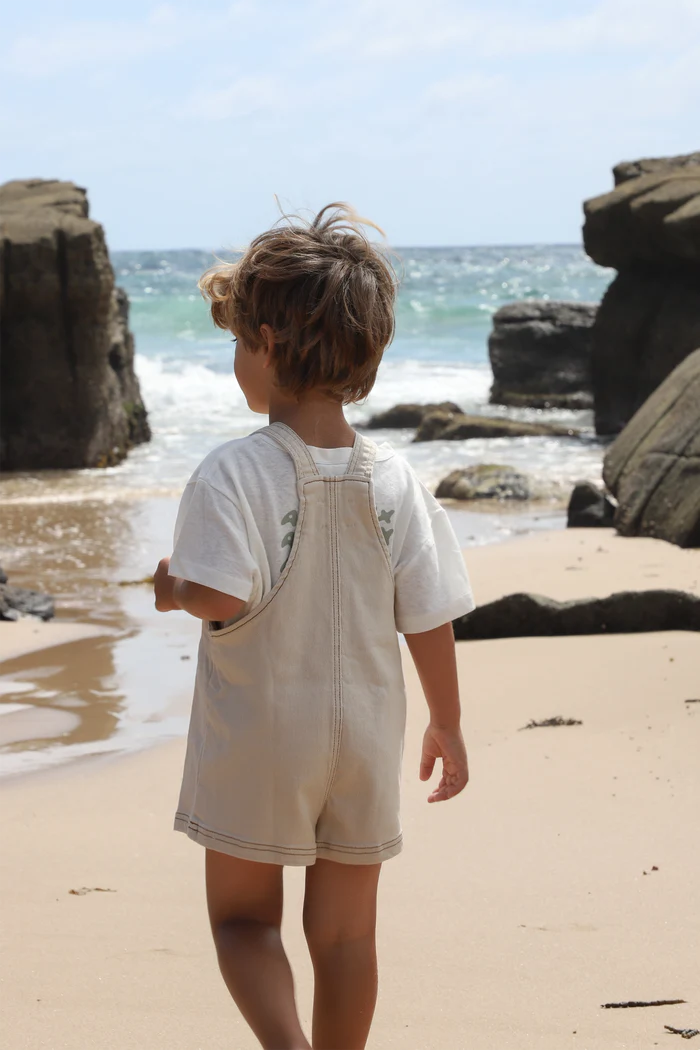 All Fenix - Mini Denim Overalls | Sand