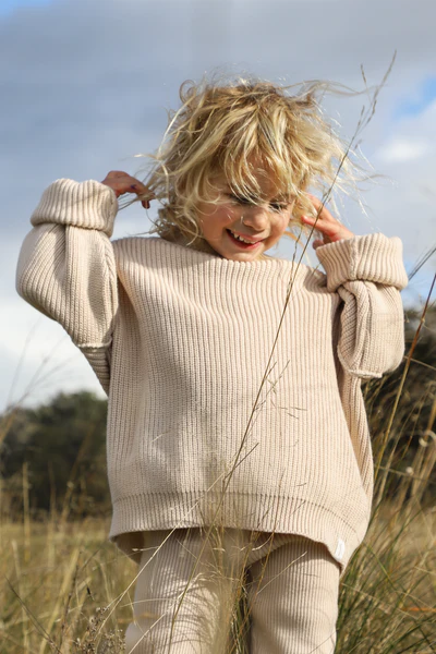 All Fenix - Mini Seam Knit Jumper | Clay