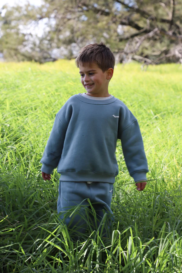 All Fenix - Mini Waves Crew Jumper | Sage