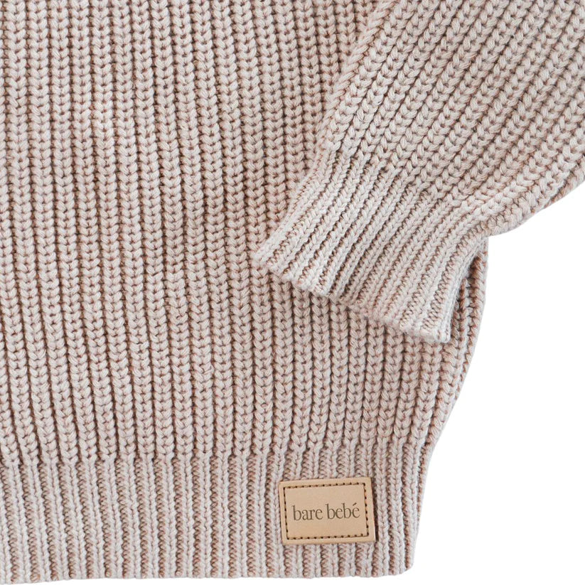 Bare Bebé - Chunky Knit Jumper | Earthy Nude