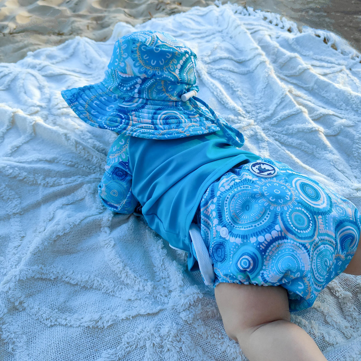 Little E & Co - Reusable Swim Nappy & Mini Wet Bag | Called Home to the Ocean