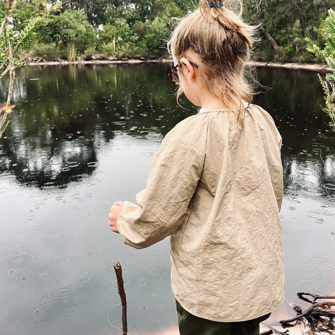 Little Mud co. - Messy Smock | Stone