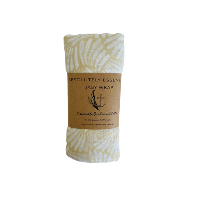 Anchor & Arrow - Organic Baby Swaddle | Sandy Shell