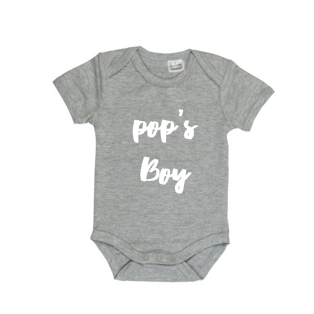 MLW By Design - Pop's Boy Bodysuit | Various Colours