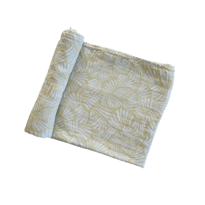 Anchor & Arrow - Organic Baby Swaddle | Sandy Shell