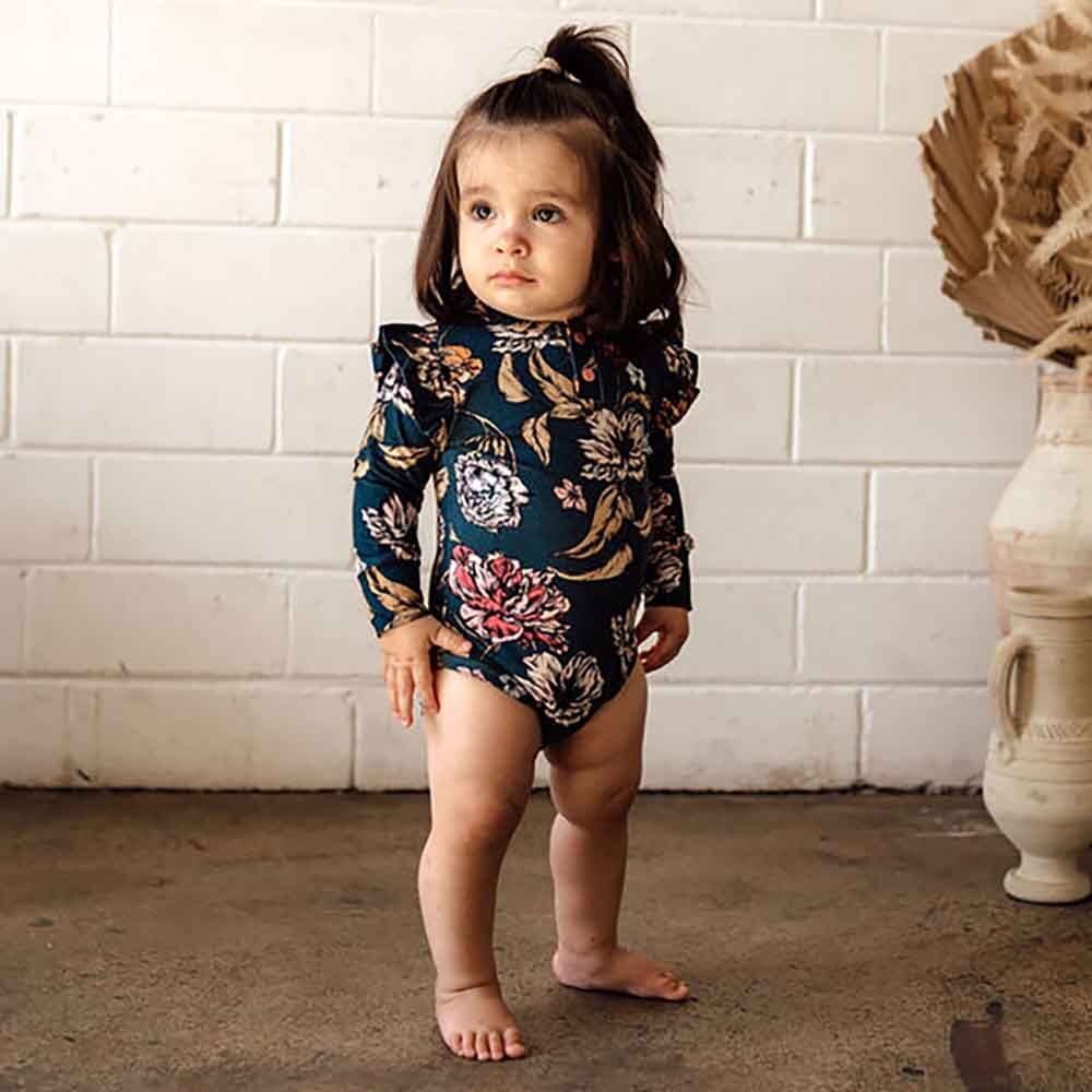 Snuggle Hunny Kids - Long Sleeve Organic Bodysuit | Belle