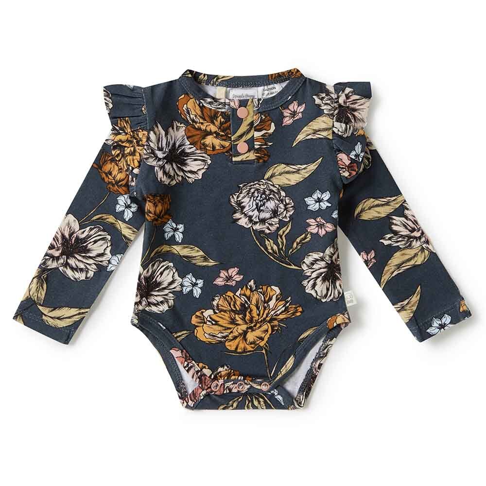 Snuggle Hunny Kids - Long Sleeve Organic Bodysuit | Belle