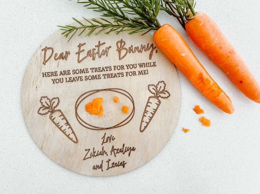 Timber Tinkers - Personalised Easter Tray