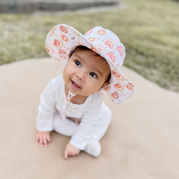 Baby in store bucket hat